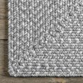 Light grey indoor outdoor Polypropylene waterproof rug